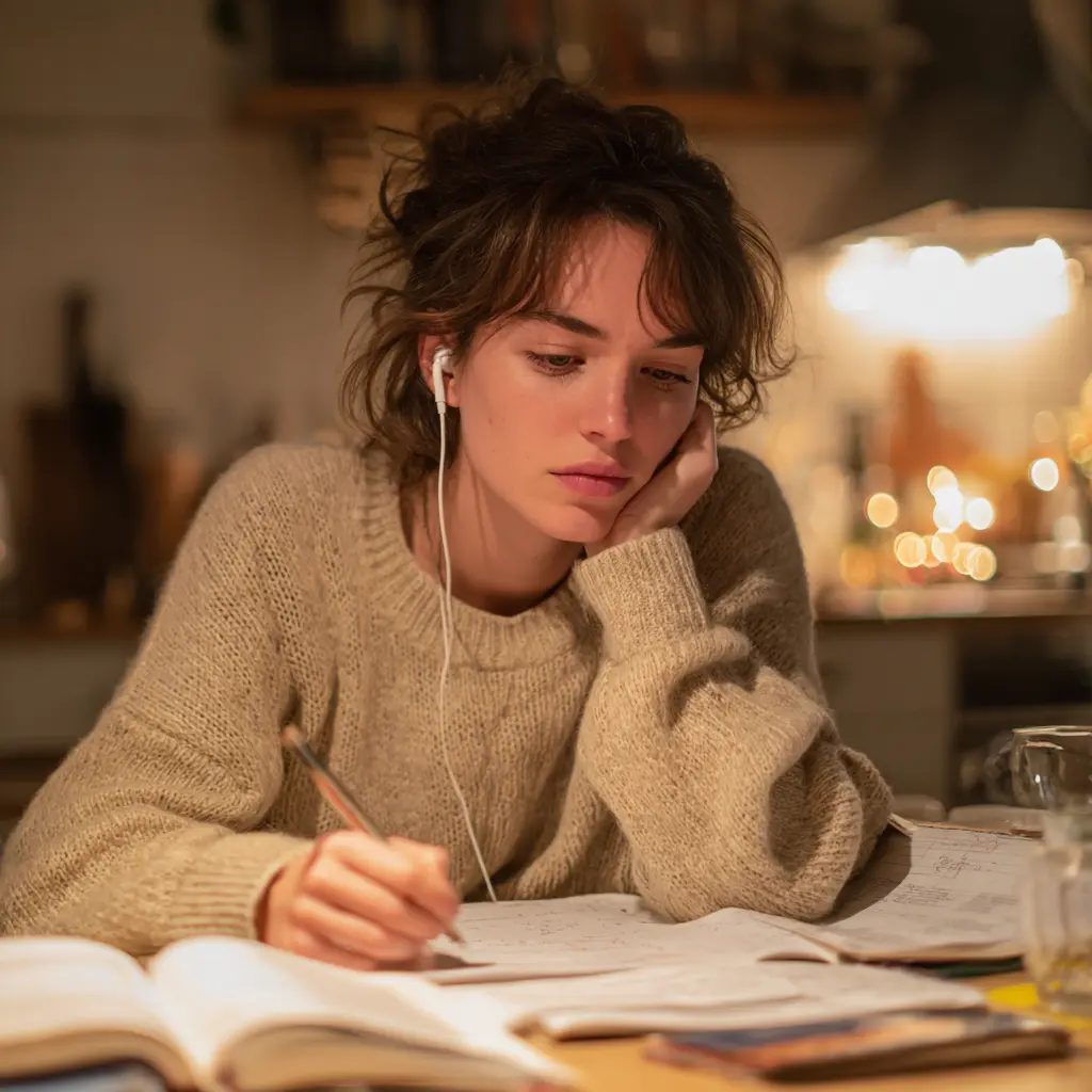 Overwhelmed student